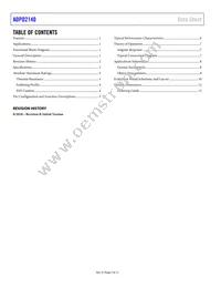ADPD2140BCPZN-RL Datasheet Page 2