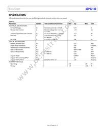 ADPD2140BCPZN-RL Datasheet Page 3