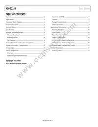 ADPD2214ACPZ-R7 Datasheet Page 2