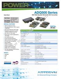 ADQ500-48S12B-6LI Datasheet Cover