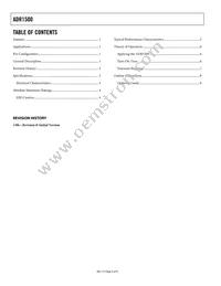 ADR1500BKSZ-REEL7 Datasheet Page 2