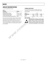 ADR280ARTZ-R2 Datasheet Page 4