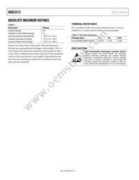 ADR3512WCRMZ-R7 Datasheet Page 4