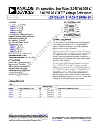 ADR421BR-REEL7 Datasheet Cover