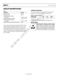 ADR512ART-R2 Datasheet Page 4