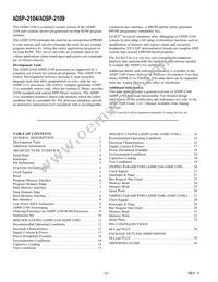 ADSP-2104BPZ-80 Datasheet Page 2
