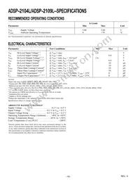 ADSP-2104BPZ-80 Datasheet Page 16