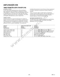 ADSP-2104BPZ-80 Datasheet Page 20