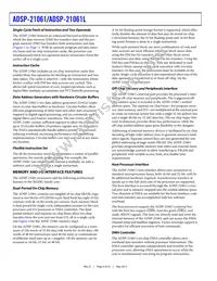 ADSP-21061LKB-160 Datasheet Page 4