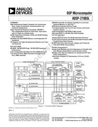 ADSP-21065LCCAZ240 Datasheet Cover