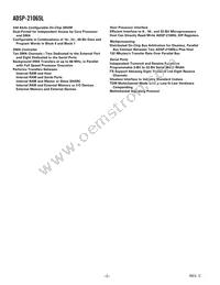 ADSP-21065LKCA-264 Datasheet Page 2
