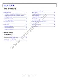 ADSP-21161NCCA-100 Datasheet Page 2