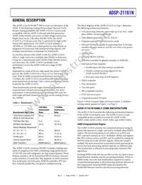 ADSP-21161NCCA-100 Datasheet Page 3