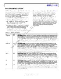 ADSP-21161NCCA-100 Datasheet Page 11