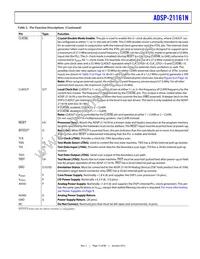 ADSP-21161NCCA-100 Datasheet Page 15