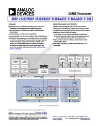 ADSP-21366KBCZ-1AR Datasheet Cover