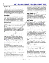 ADSP-21366KBCZ-1AR Datasheet Page 5