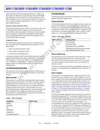 ADSP-21366KBCZ-1AR Datasheet Page 8