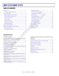 ADSP-21375BSWZ-2B Datasheet Page 2