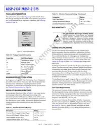 ADSP-21375BSWZ-2B Datasheet Page 18