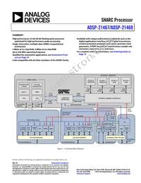 ADSP-21469BBC-3 Datasheet Cover
