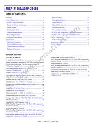 ADSP-21469BBC-3 Datasheet Page 2