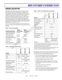 ADSP-21479SBC2-EP Datasheet Page 3