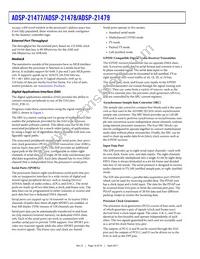 ADSP-21479SBC2-EP Datasheet Page 10