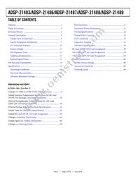 ADSP-21487KSWZ-4BB Datasheet Page 2