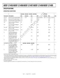 ADSP-21487KSWZ-4BB Datasheet Page 18