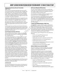 ADSP-21584CBCZ-4A Datasheet Page 17