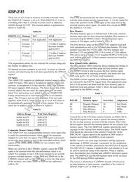 ADSP-2181KSTZ-160 Datasheet Page 8