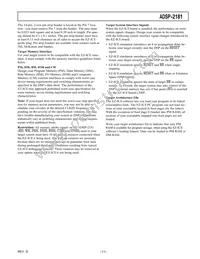 ADSP-2181KSTZ-160 Datasheet Page 11