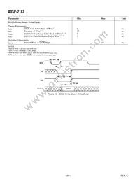 ADSP-2183KCAZ-210 Datasheet Page 20