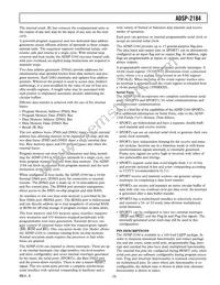ADSP-2184BSTZ-160 Datasheet Page 3