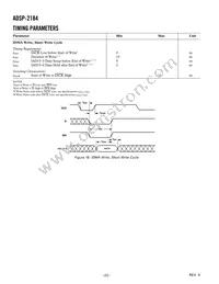 ADSP-2184BSTZ-160 Datasheet Page 22