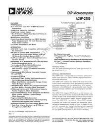 ADSP-2185BSTZ-133 Datasheet Cover