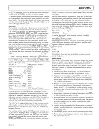 ADSP-2185BSTZ-133 Datasheet Page 5