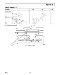 ADSP-2186BSTZ-160 Datasheet Page 19