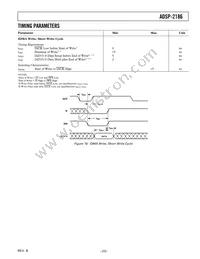 ADSP-2186BSTZ-160 Datasheet Page 23
