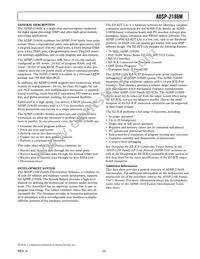 ADSP-2186MKCAZ-300 Datasheet Page 3