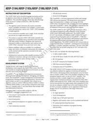 ADSP-2187LBSTZ-210 Datasheet Page 14