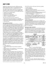 ADSP-2189MKCAZ-300 Datasheet Page 2