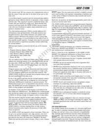 ADSP-2189MKCAZ-300 Datasheet Page 3