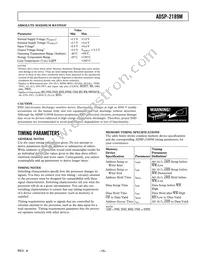 ADSP-2189MKCAZ-300 Datasheet Page 15