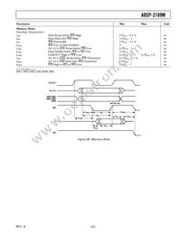 ADSP-2189MKCAZ-300 Datasheet Page 23