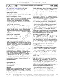 ADSP-2195MBST-140 Datasheet Page 13