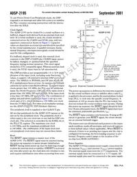 ADSP-2195MBST-140 Datasheet Page 14