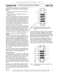 ADSP-2195MBST-140 Datasheet Page 17