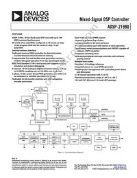 ADSP-21990BSTZ Datasheet Cover